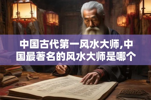 中国古代第一风水大师,中国最著名的风水大师是哪个？