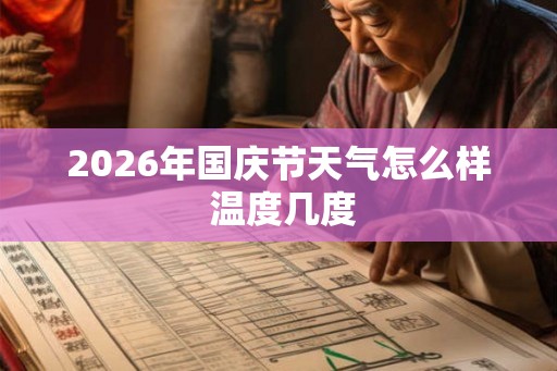 2026年国庆节天气怎么样 温度几度