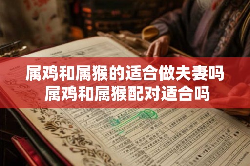 属鸡和属猴的适合做夫妻吗 属鸡和属猴配对适合吗