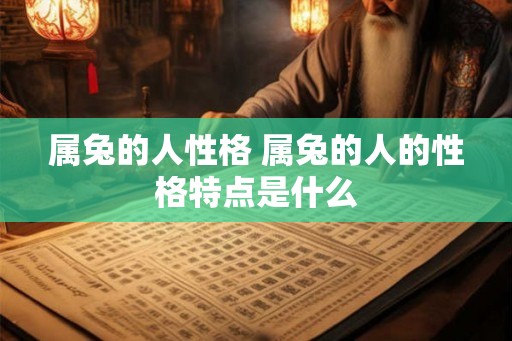 属兔的人性格 属兔的人的性格特点是什么