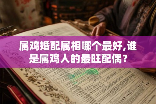 属鸡婚配属相哪个最好,谁是属鸡人的最旺配偶？