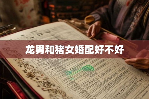 龙男和猪女婚配好不好
