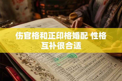 伤官格和正印格婚配 性格互补很合适