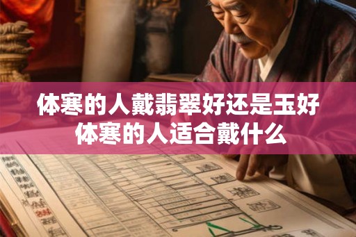 体寒的人戴翡翠好还是玉好 体寒的人适合戴什么