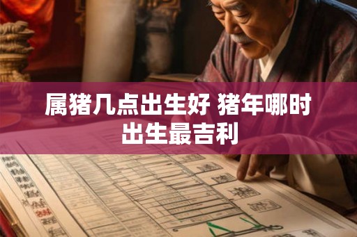 属猪几点出生好 猪年哪时出生最吉利
