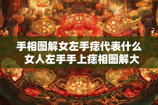 手相图解女左手痣代表什么  女人左手手上痣相图解大全