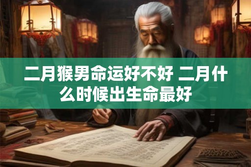二月猴男命运好不好 二月什么时候出生命最好