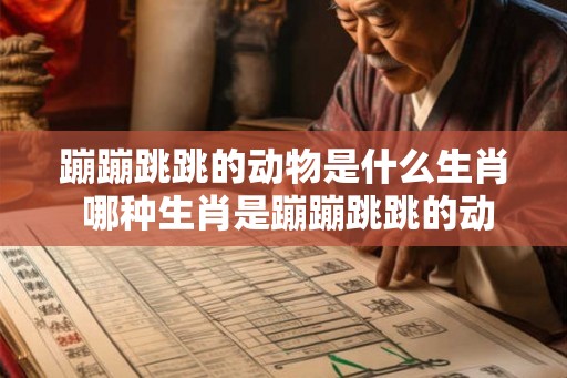 蹦蹦跳跳的动物是什么生肖 哪种生肖是蹦蹦跳跳的动物