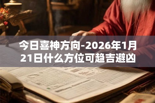 今日喜神方向-2026年1月21日什么方位可趋吉避凶