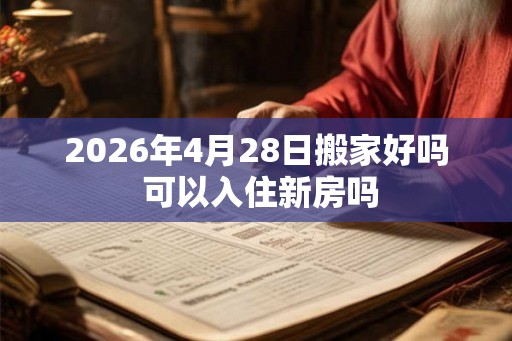 2026年4月28日搬家好吗 可以入住新房吗