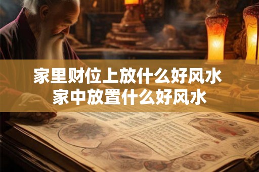 家里财位上放什么好风水 家中放置什么好风水