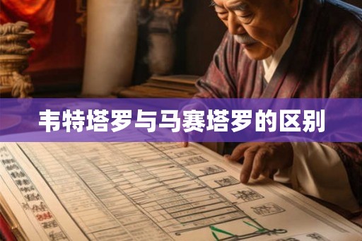 韦特塔罗与马赛塔罗的区别