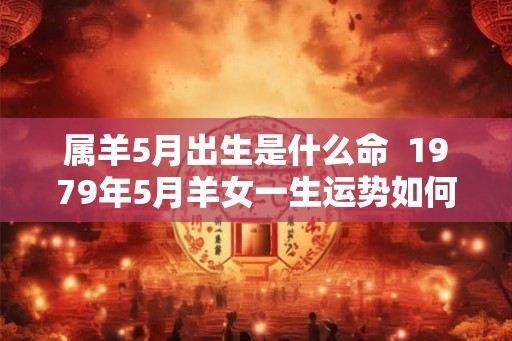 属羊5月出生是什么命 1979年5月羊女一生运势如何 属羊5月出生是什么命 1979年5月羊女一生运势如何