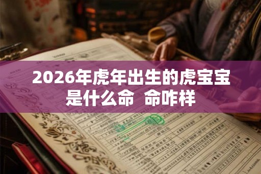 2026年虎年出生的虎宝宝是什么命  命咋样