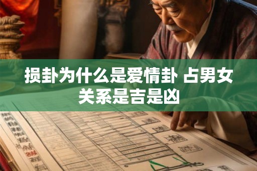 损卦为什么是爱情卦 占男女关系是吉是凶