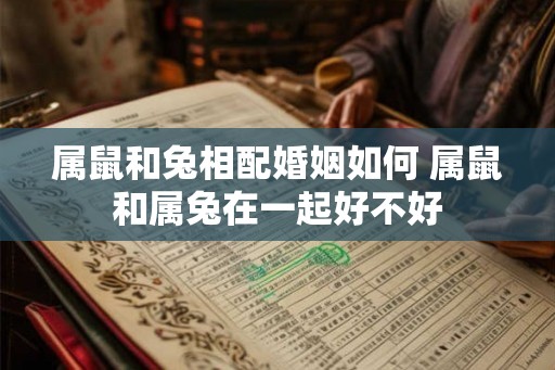 属鼠和兔相配婚姻如何 属鼠和属兔在一起好不好
