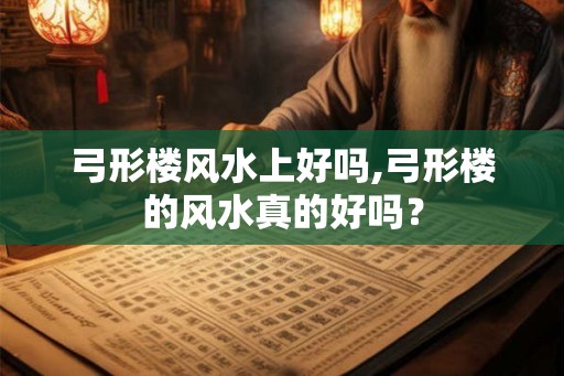弓形楼风水上好吗,弓形楼的风水真的好吗？