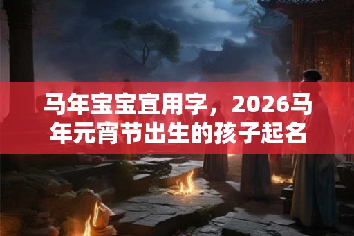 马年宝宝宜用字,2026马年元宵节出生的孩子起名 马年宝宝宜用字,2026马年元宵节出生的孩子起名