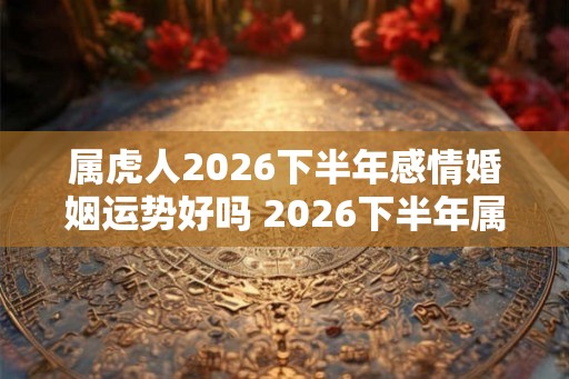 属虎人2026下半年感情婚姻运势好吗 2026下半年属虎的爱情运势怎么样