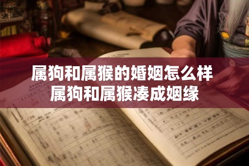 属狗和属猴的婚姻怎么样 属狗和属猴凑成姻缘
