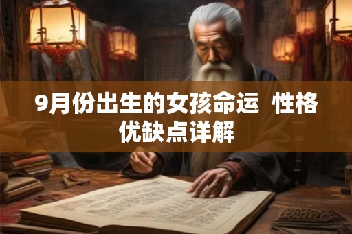 9月份出生的女孩命运  性格优缺点详解