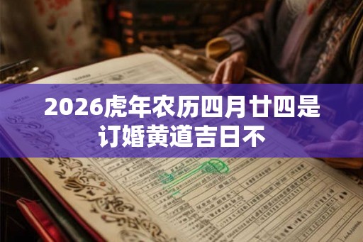 2026虎年农历四月廿四是订婚黄道吉日不