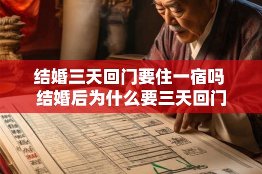 结婚三天回门要住一宿吗 结婚后为什么要三天回门 结婚三天回门要住一宿吗 结婚后为什么要三天回门