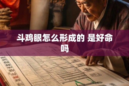 斗鸡眼怎么形成的 是好命吗