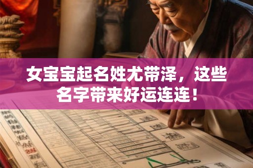 女宝宝起名姓尤带泽,这些名字带来好运连连! 女宝宝起名姓尤带泽,这些名字带来好运连连!