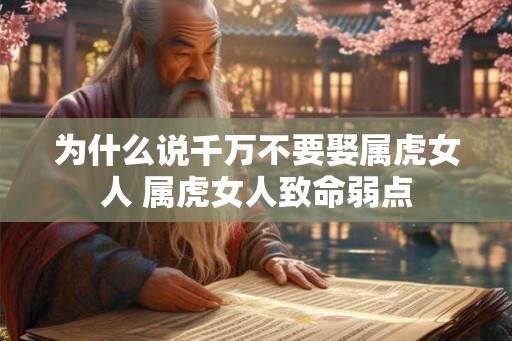 为什么说千万不要娶属虎女人 属虎女人致命弱点