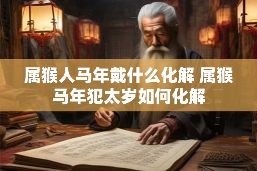 属猴人马年戴什么化解 属猴马年犯太岁如何化解