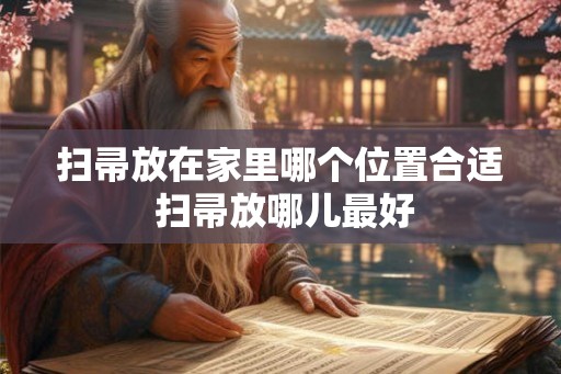 扫帚放在家里哪个位置合适 扫帚放哪儿最好 扫帚放在家里哪个位置合适 扫帚放哪儿最好