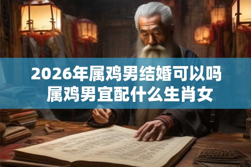 2026年属鸡男结婚可以吗  属鸡男宜配什么生肖女