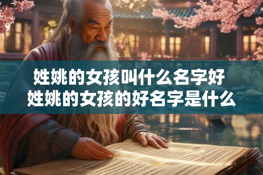 姓姚的女孩叫什么名字好 姓姚的女孩的好名字是什么