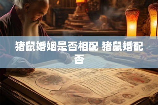 猪鼠婚姻是否相配 猪鼠婚配否