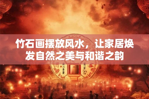 竹石画摆放风水，让家居焕发自然之美与和谐之韵