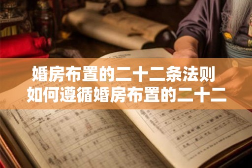 婚房布置的二十二条法则 如何遵循婚房布置的二十二条法则布置理想的婚房