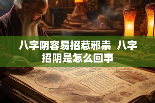 八字阴容易招惹邪祟  八字招阴是怎么回事