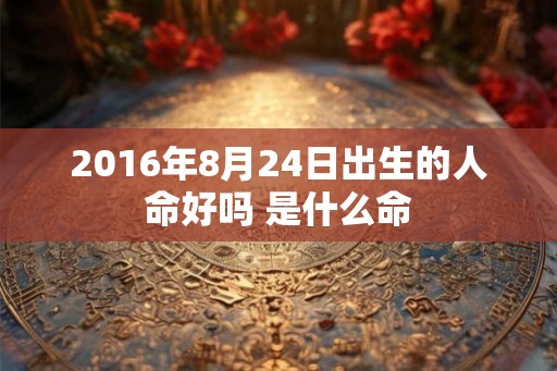 2016年8月24日出生的人命好吗 是什么命