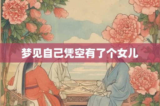 梦见自己凭空有了个女儿