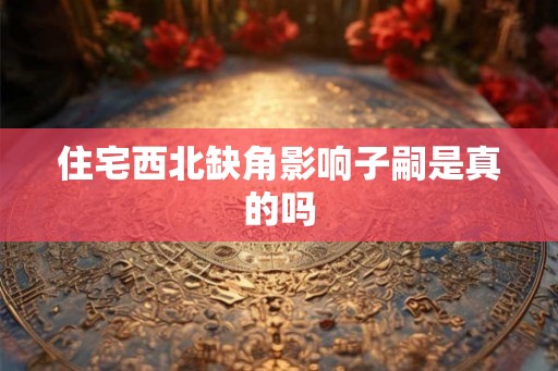 住宅西北缺角影响子嗣是真的吗