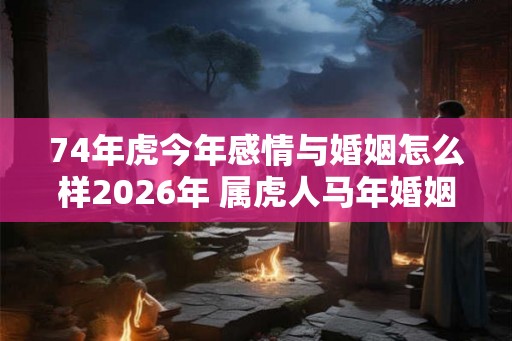 74年虎今年感情与婚姻怎么样2026年 属虎人马年婚姻运势如何