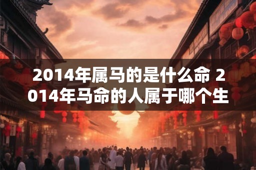 2014年属马的是什么命 2014年马命的人属于哪个生肖