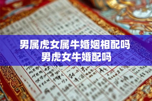 男属虎女属牛婚姻相配吗 男虎女牛婚配吗