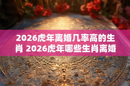 2026虎年离婚几率高的生肖 2026虎年哪些生肖离婚几率高