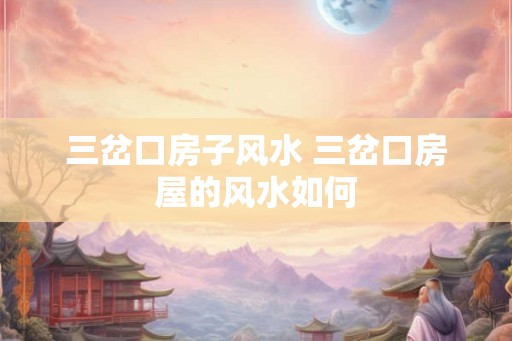 三岔口房子风水 三岔口房屋的风水如何