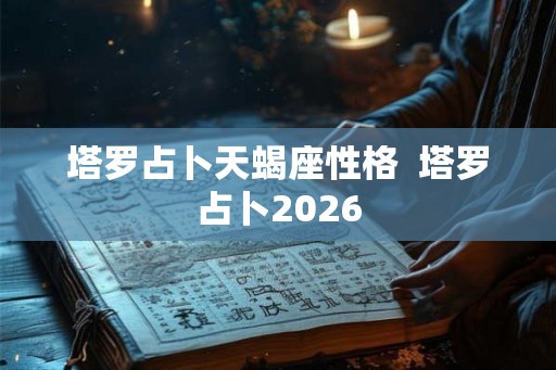 塔罗占卜天蝎座性格 塔罗占卜2026 塔罗占卜天蝎座性格 塔罗占卜2026