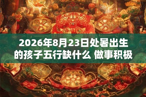 2026年8月23日处暑出生的孩子五行缺什么 做事积极性情纯良