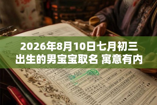 2026年8月10日七月初三出生的男宝宝取名 寓意有内涵