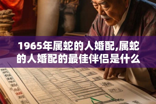 1965年属蛇的人婚配,属蛇的人婚配的最佳伴侣是什么? 1965年属蛇的人婚配,属蛇的人婚配的最佳伴侣是什么?